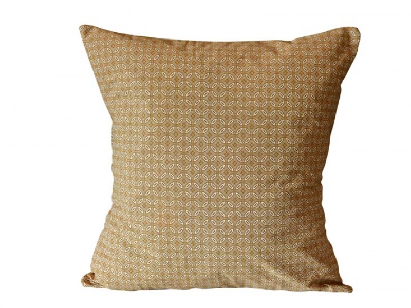 Shweshwe Print cushion cover - Mustard and white Shweshwe Print cushion cover - Mustard and white